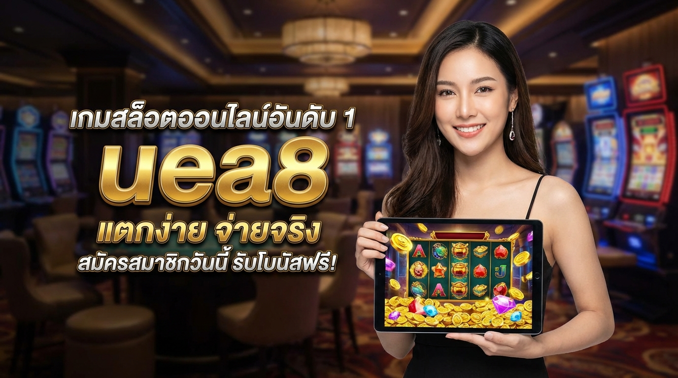 สมัครสมาชิก UEA8 รับโปรโมชั่นเกมสล็อตสุดพิเศษ